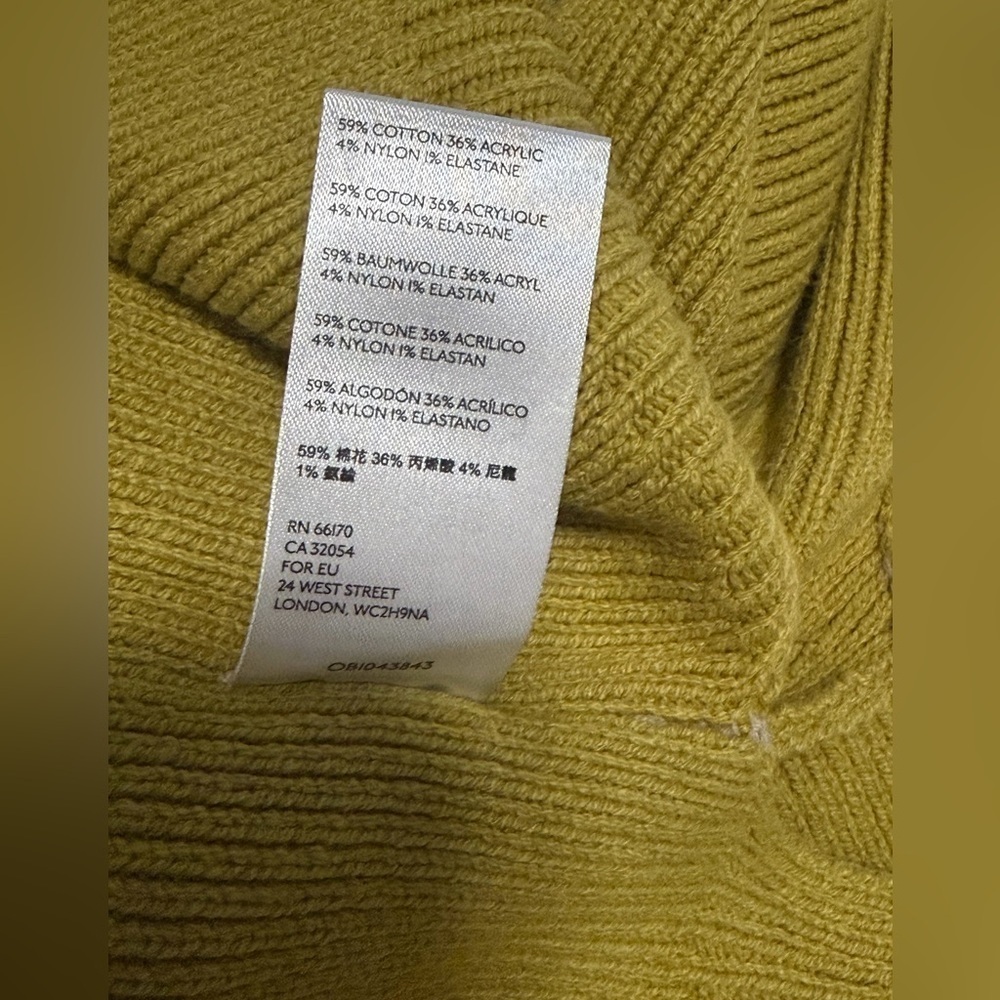 Free People Off-the-Shoulder Sweater in Tan, Yellow, and Cream - Picture 7 of 7